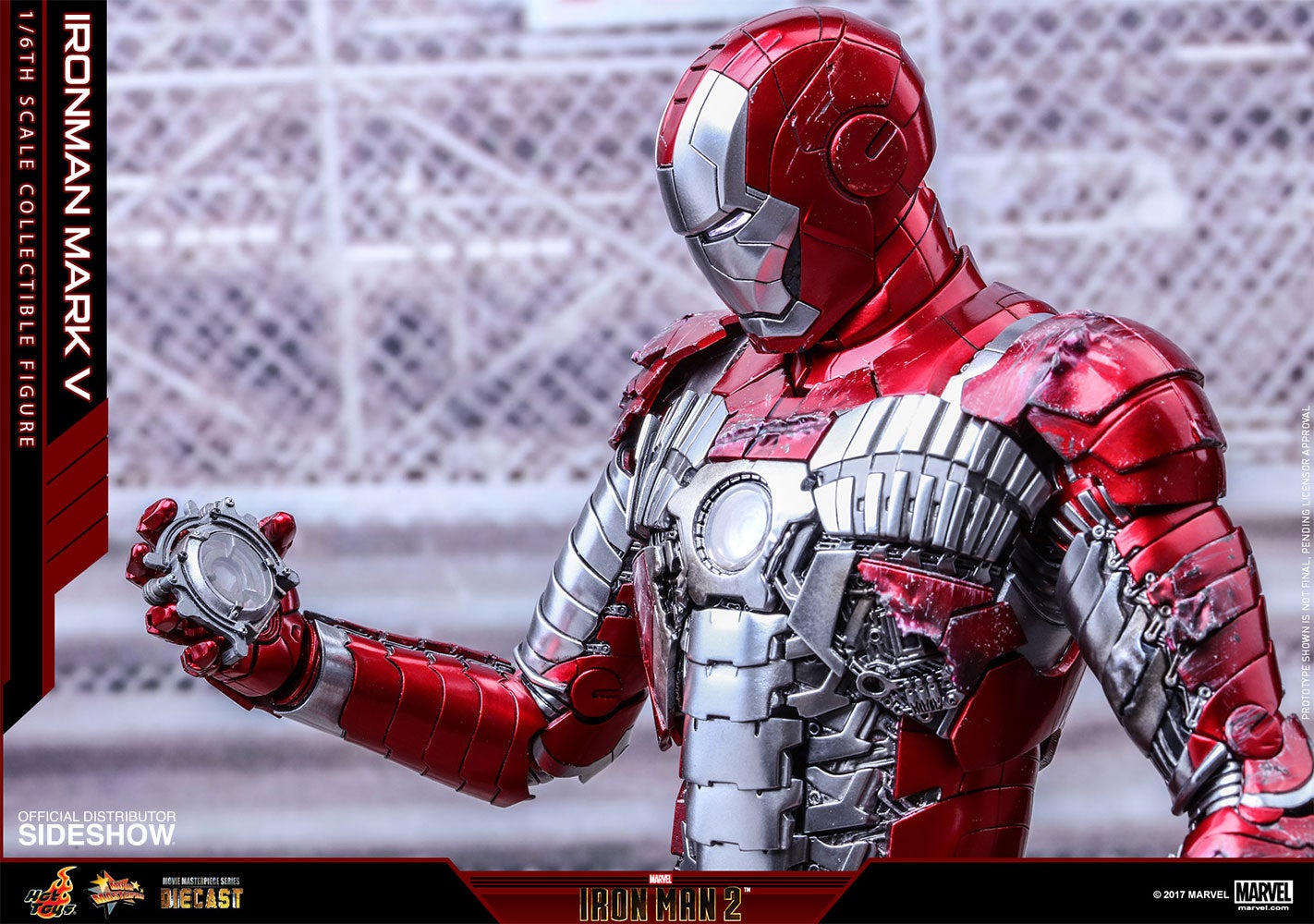 Hot Toys MMS400D18 Iron Man II Iron Man Mark V Sixth Scale