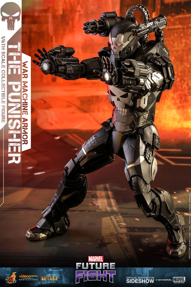 Hot Toys VGM033D28 Marvel Future Fight Punisher War Machine Sealed