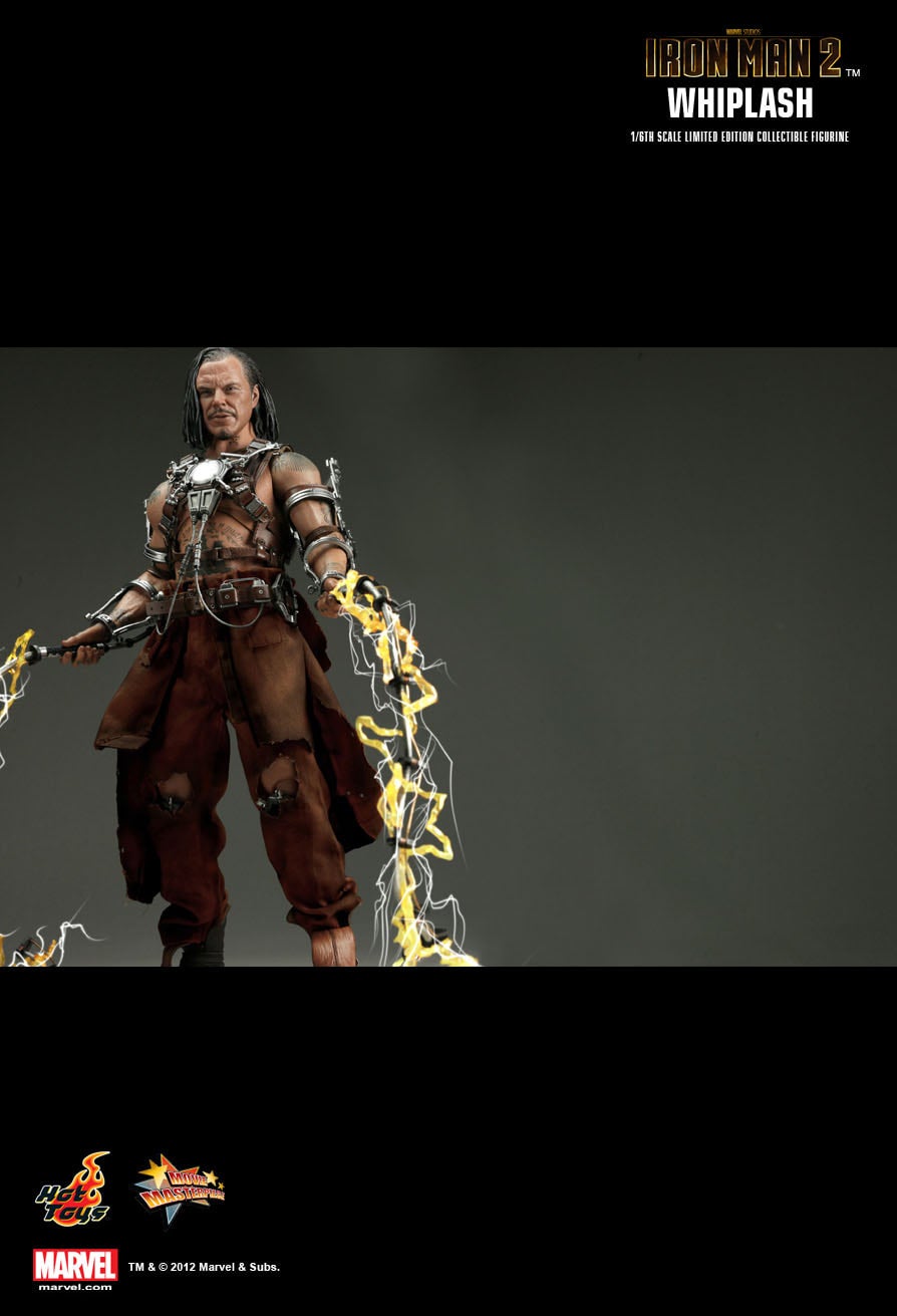 Hot Toys Mms121 1/6 Iron Man 2 Ivan Whiplash Electric Whip
