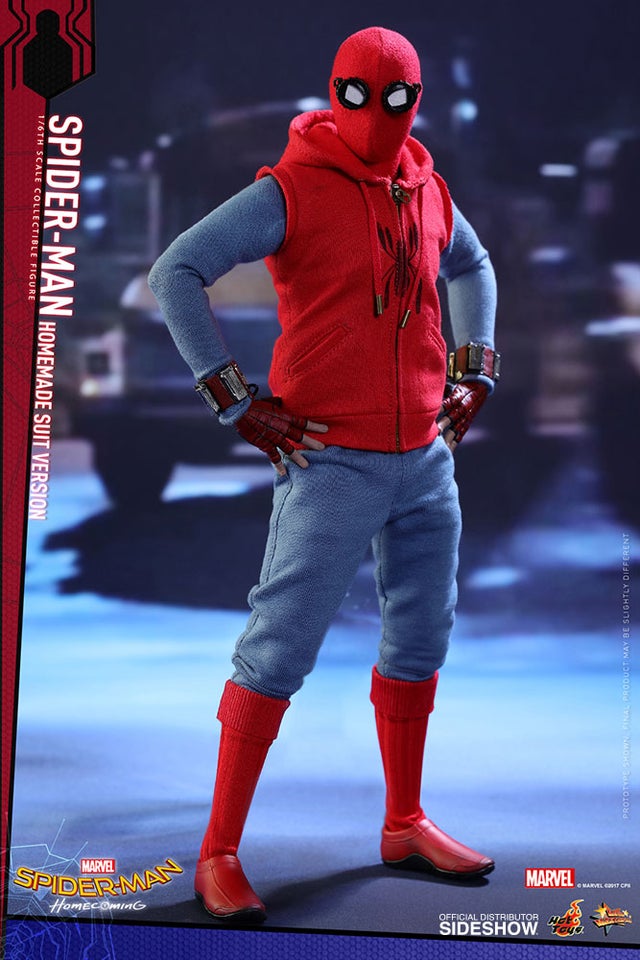 SPIDER-MAN HOMEMADE SUIT hot toys 開封美品 Amazon.com: Hot Toys 1:6 Spider-Man Homemade Suit Version