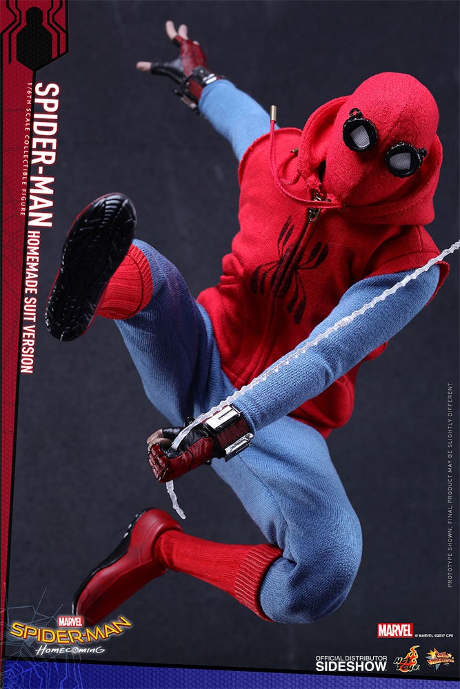 SPIDER-MAN HOMEMADE SUIT hot toys 開封美品 SPIDER-MAN HOMEMADE SUIT hot toys 開封美品