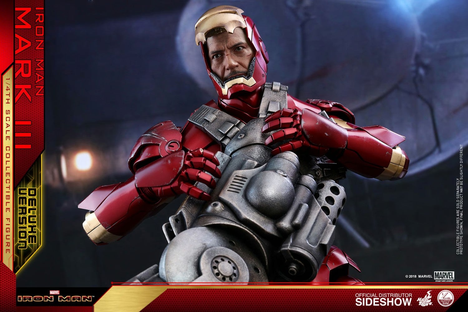 Hot Toys QS012 Iron Man Mark III 1/4 Scale Figure Deluxe Version