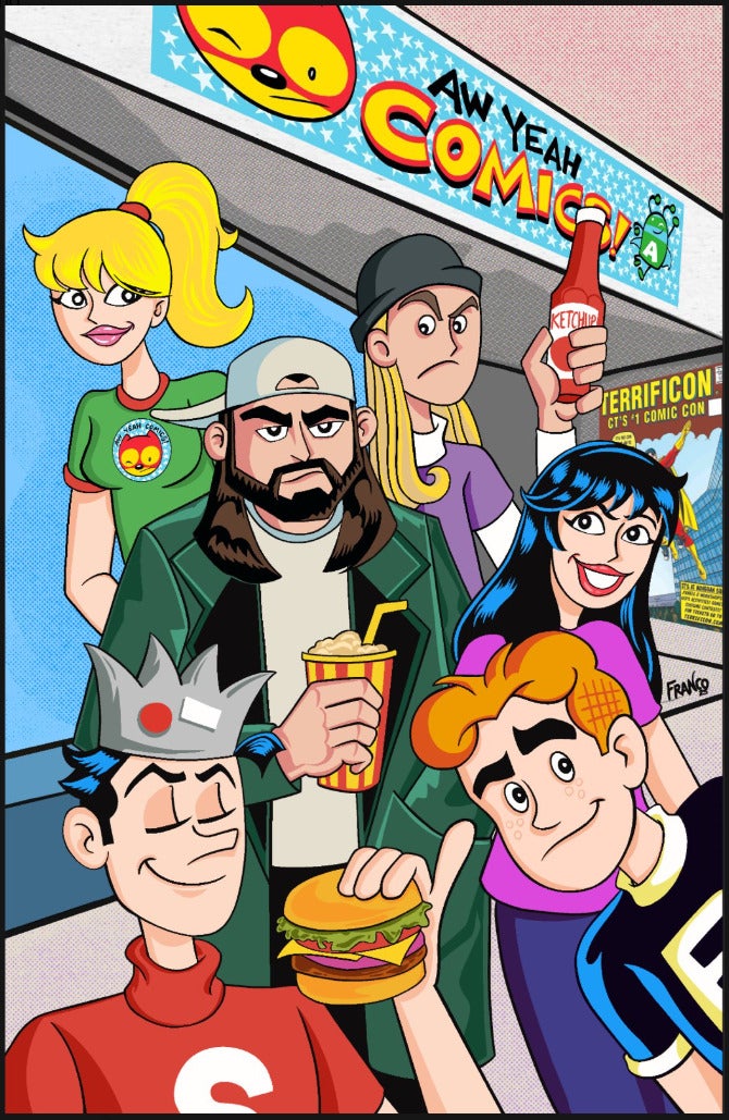 Archie Meets Jay & Silent Bob - Aw Yeah Comics EXCLUSIVE COVER! PRE ...