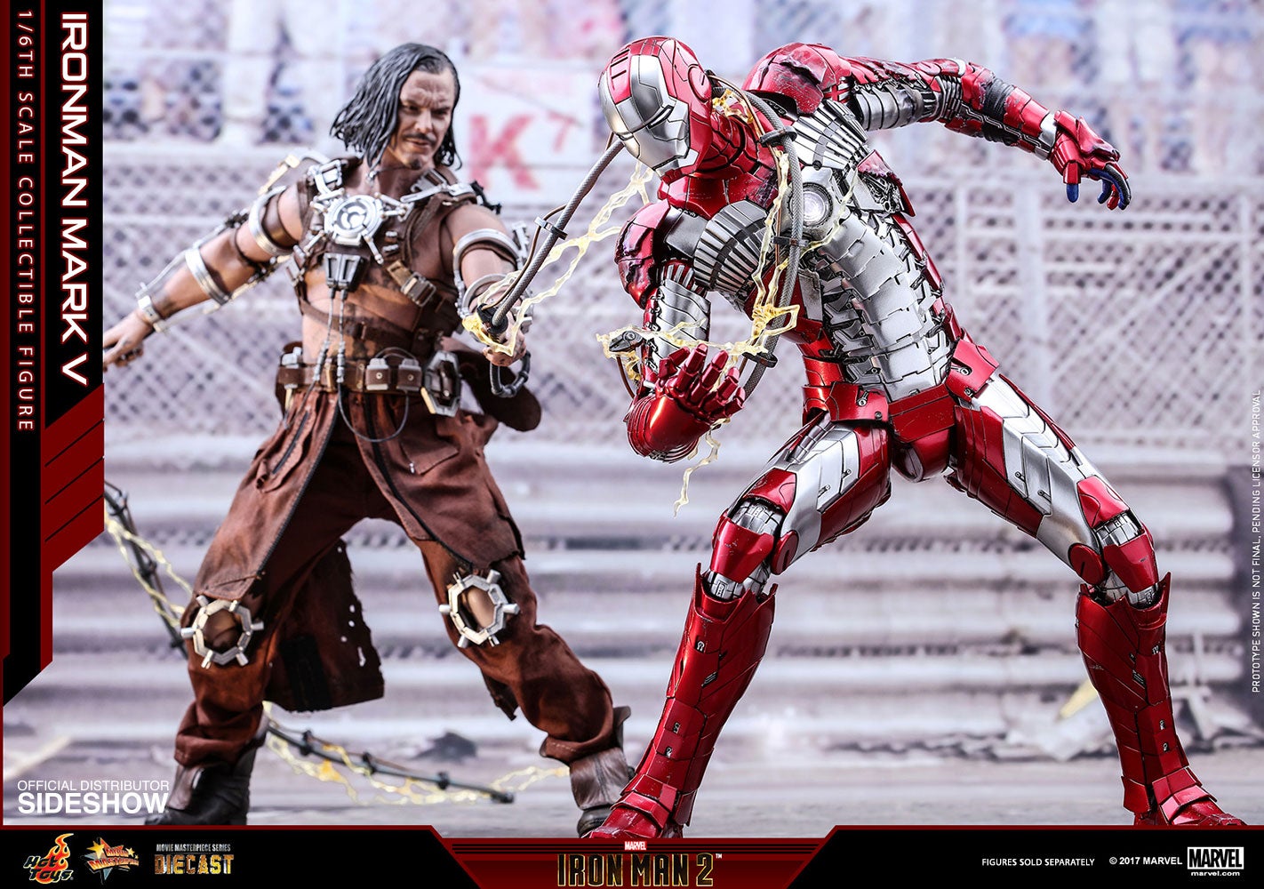 Hot Toys MMS400D18 Iron Man II Iron Man Mark V Sixth Scale