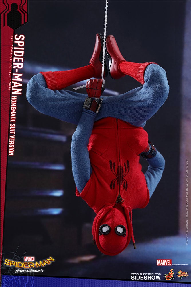 SPIDER-MAN HOMEMADE SUIT hot toys 開封美品 Hot Toys MMS414 Spiderman Homecoming Homemade Suit 1/6