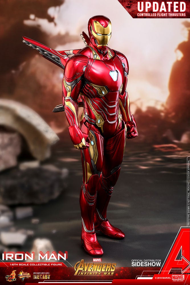 Hot Toys MMS473D23 Iron Man Mark L Armor with Optional Accessories (ACC004)!