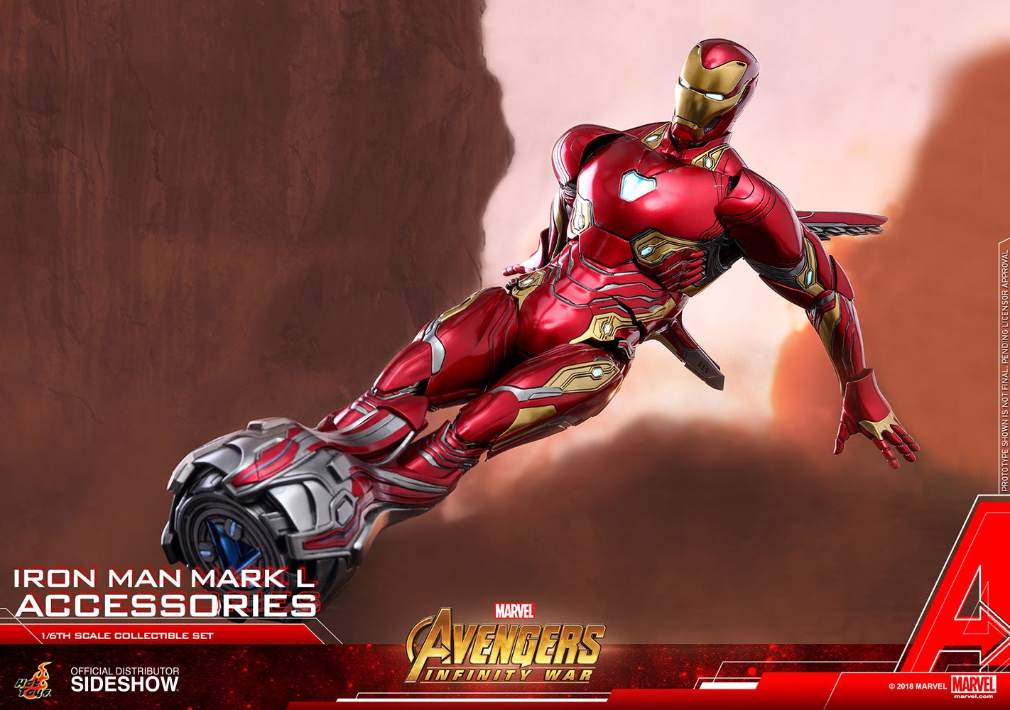 Hot Toys MMS473D23 Iron Man Mark L Armor with Optional Accessories (ACC004)!
